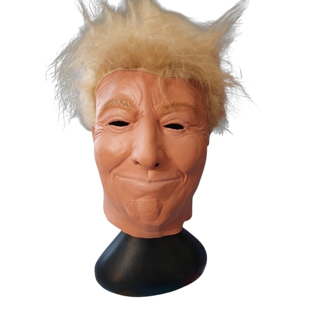 Blonde Hair Costume Mask New